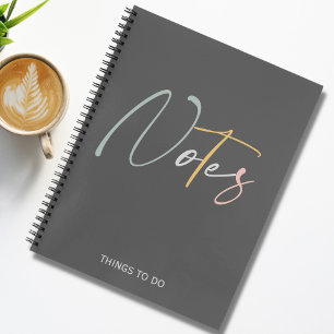 Niedliche Stilelemente und Dinge zu tun Notizbuch