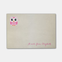 Niedliche Stilmädchen, Eule