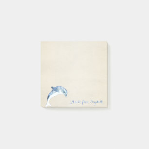 Niedliche Stilvoll, Dolphin, Personalisiert Post-it Klebezettel