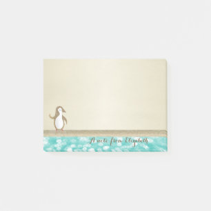 Niedliche, stilvolle Elegant, Happy Penguine Post-it Klebezettel