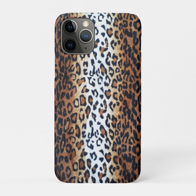 Niedliche stilvolle Elegant Leopard Animal Print Case-Mate iPhone Hülle (Rückseite)