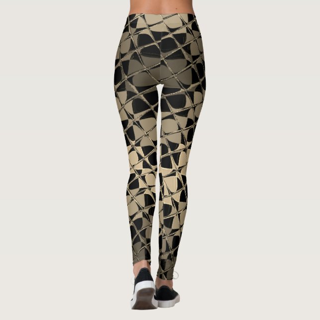 Niedliche, stilvolle Women's All-Over Leggings (Rückseite)
