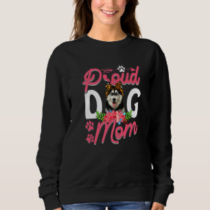 Niedliche Stolz Sibirischer Husky Hund Mama Funny  Sweatshirt