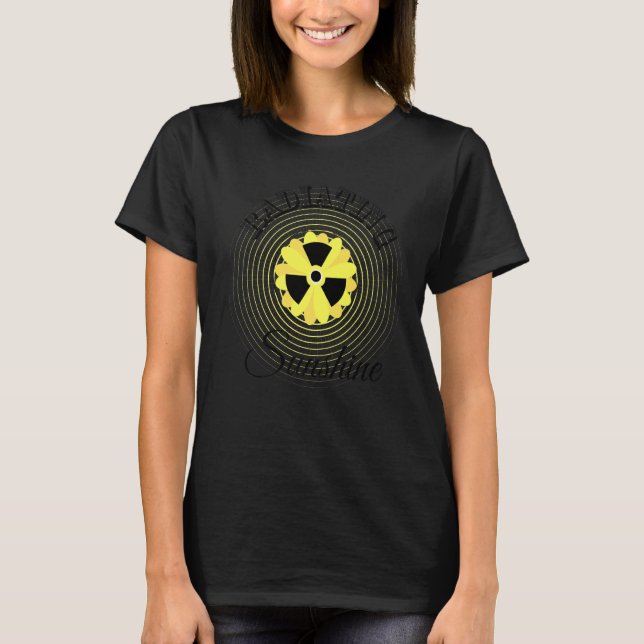 Niedliche Strahlentherapie des Sonnenscheins T-Shirt (Vorderseite)