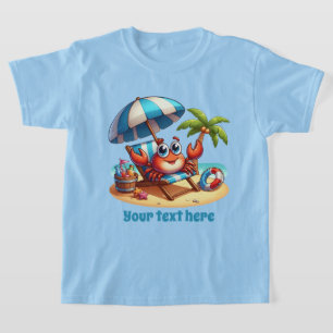 Niedliche Strandkrabbe unisex hinzufügen T-Shirt
