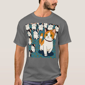Niedliche Street Cats Happy Funny Cats T-Shirt