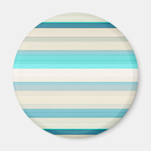 Niedliche Streifen aus Aqua Magnet