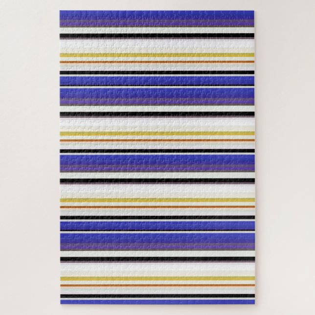 Niedliche Streifen Puzzle (Vertikal)