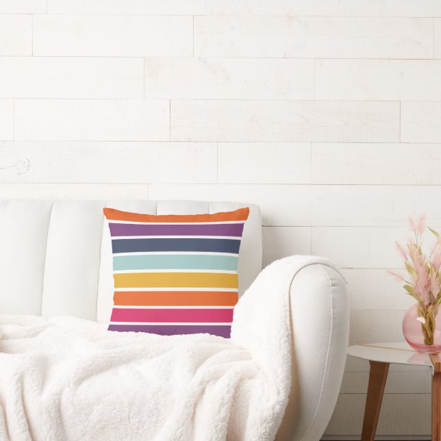 Niedliche Streifenmuster Flip Flops Kissen (Liege)