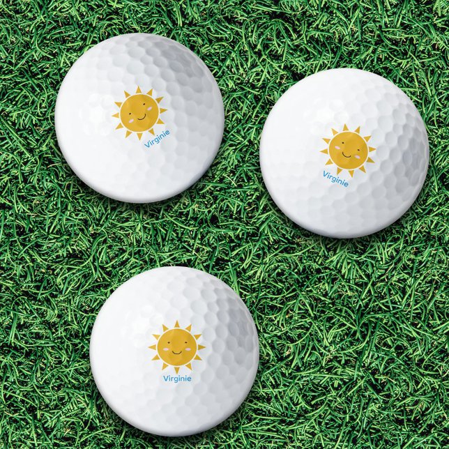 Niedliche Sun Golfball (Cute Sun Golf Balls)