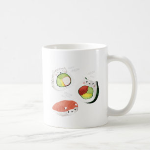 Niedliche Sushi-Katze Tasse