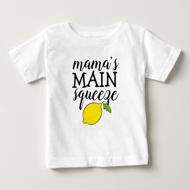 Niedliche süße Phrase | Mamas Hauptzwang Baby T-shirt (Vorderseite)