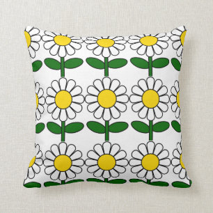 Niedliche süße Spaß-Gänseblümchen-Blume, Kissen