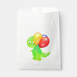 Niedliche T-Rex Dinosaur Geburtstagsparty mit Ball Geschenktütchen