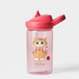 Niedliche Tablette Ktty Cat Wasser Flasche