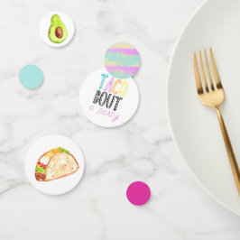 Niedliche Taco Fiesta Party Geburtstagskaffetti Konfetti