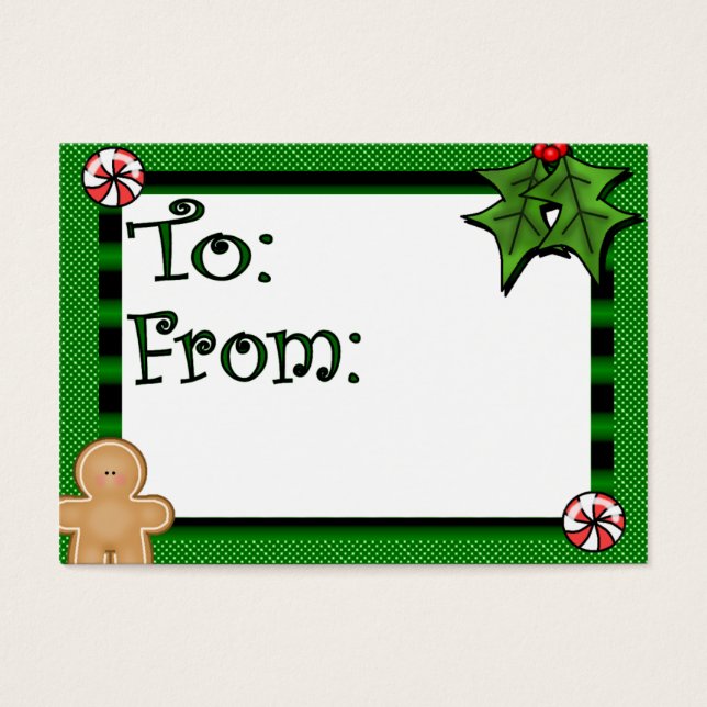 Niedliche Tag für benutzerdefinierte Feiertage (Vorderseite)