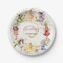 Niedliche Tanzblüte Fairies Gold Glitzer