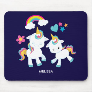 Niedliche Tanzeinheiten Magische Regenbogen & Ster Mousepad
