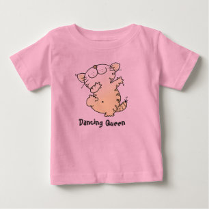 Niedliche Tanzen-T-Shirt   niedliche Baby T-shirt