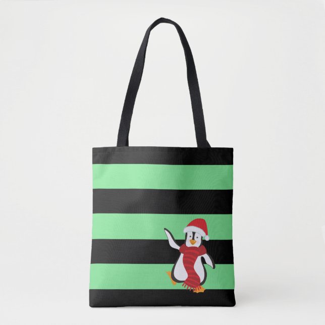 Niedliche Tanzpinguin mit Red Hat und Scarf (Vorderseite)