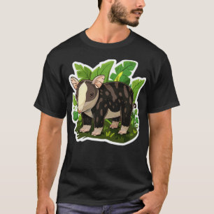 Niedliche Tapir-Illustration Adorable Animal A T-Shirt