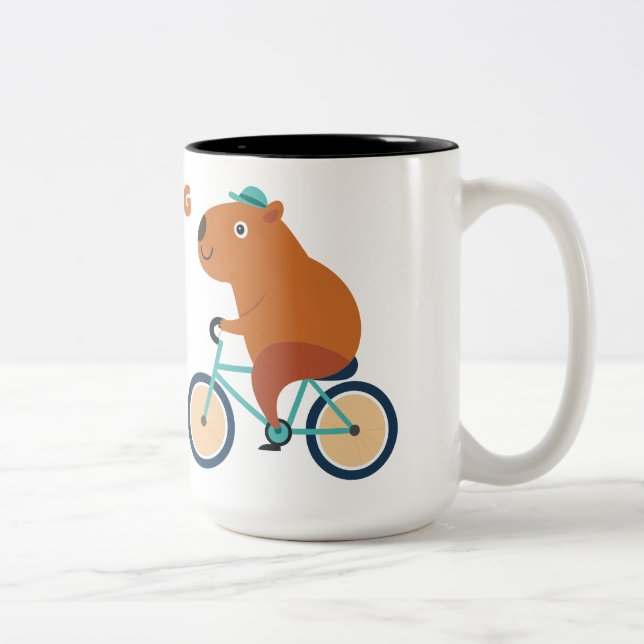 Niedliche Tasse Capybara (Rechts)