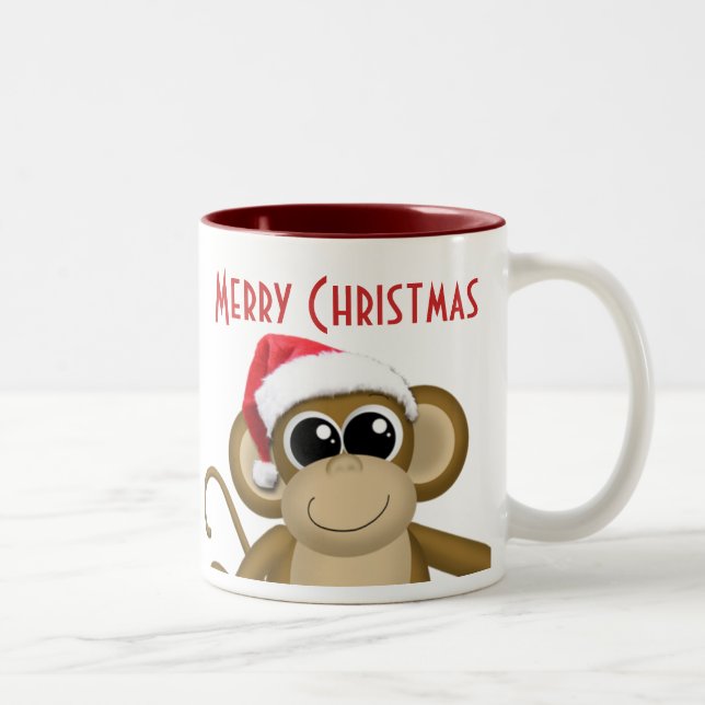 Niedliche Tasse der Großen Weihnachtsmannmütze (Rechts)