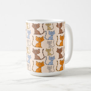 Niedliche Tasse der Katzen