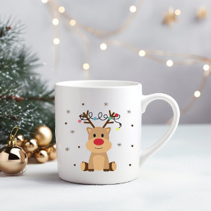 Niedliche Tasse der Weihnachtsbaume