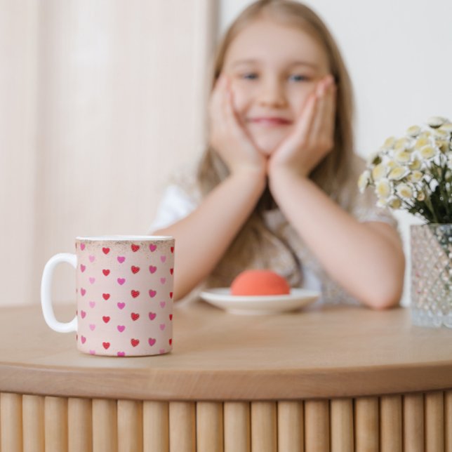 Niedliche Tasse des Herzens (Von Creator hochgeladen)