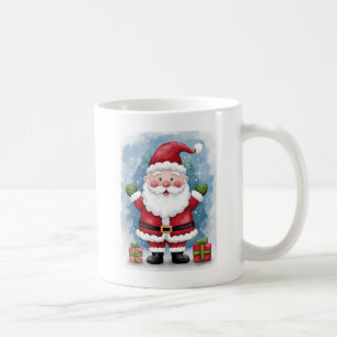 Niedliche Tasse des Weihnachtsmanns - gemütlich Up