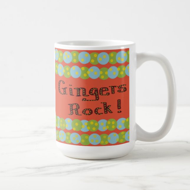 Niedliche Tasse "Gingers Rock" (Rechts)