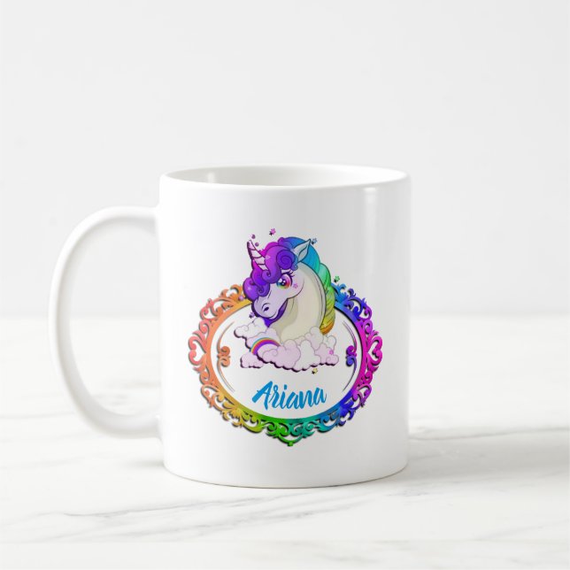 Niedliche Tasse Kaffee des individueller (Links)