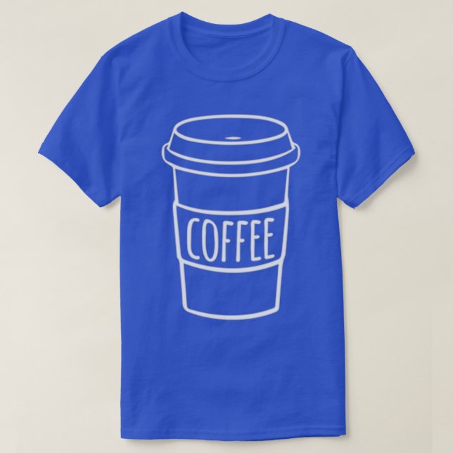 Niedliche Tasse Kaffee-Funny-Kaffee Lover Grafik T-Shirt (Design vorne)