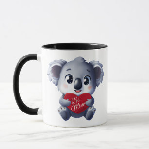 Niedliche Tasse Koala Valentins