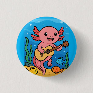 Niedliche Taste für Axolotl Musician Button