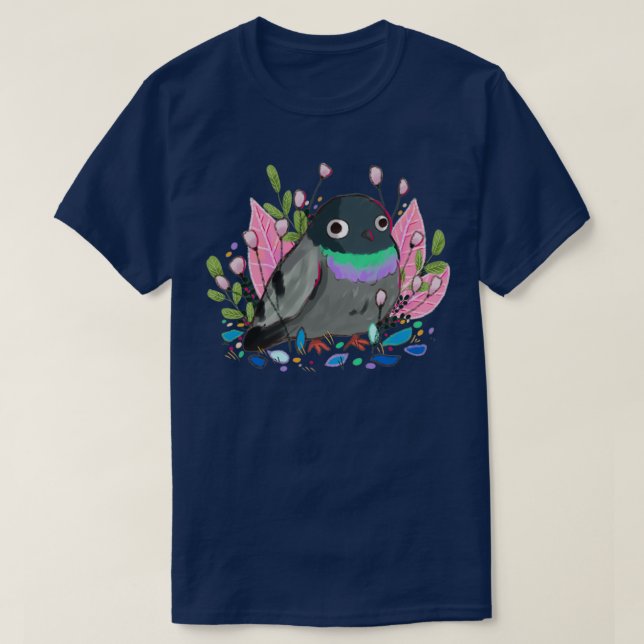 Niedliche Taube 11 T-Shirt (Design vorne)