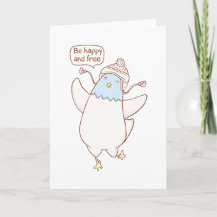 Niedliche Taube Karte