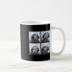 Niedliche Taubengesicht Autismus Sinnesvogel Autis Kaffeetasse