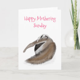 Niedliche Teatr- und Babymutterkarte Sonntag Karte