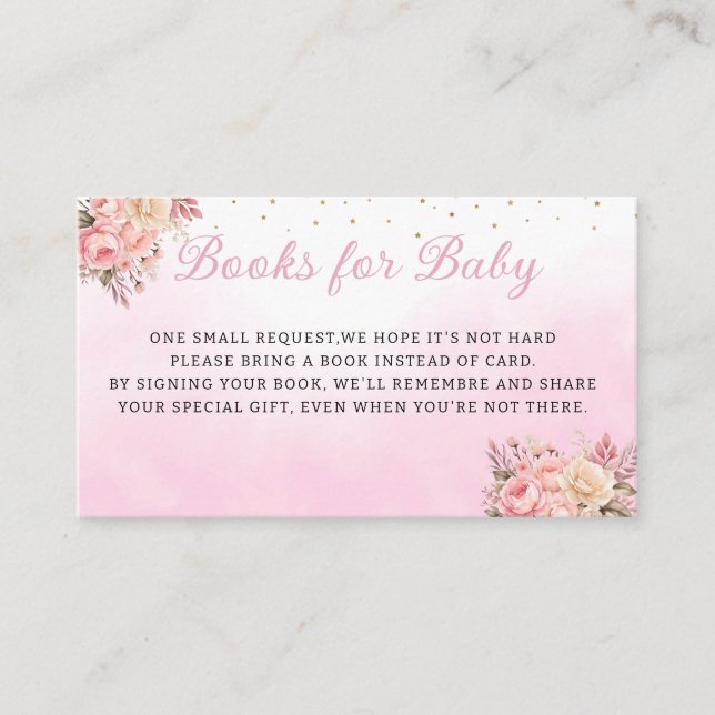 Niedliche Teddy Bär Girl Books for Baby Begleitkarte (Vorderseite)