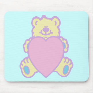 Niedliche Teddy Bär Liebe Herz Mousepad