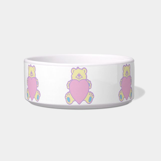 Niedliche Teddy Bär Liebe Herz Napf (Vorderseite)