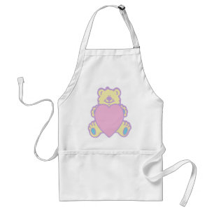Niedliche Teddy Bär Liebe Herz Schürze