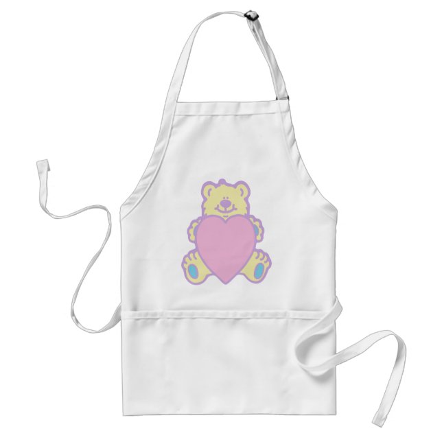 Niedliche Teddy Bär Liebe Herz Schürze (Vorne)