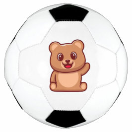 Niedliche Teddy Bären-Wave-Hand Fußball