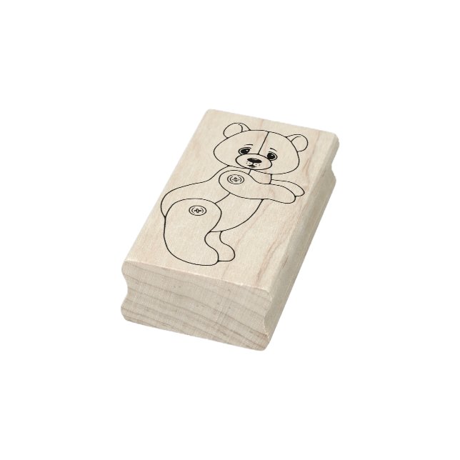 Niedliche Teddy-Bärenkautschuk-Briefmarke Gummistempel (Stempel)