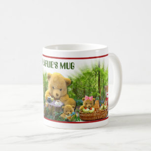 Niedliche Teddy-Bär's Personalisierte Picnic-Tasse Kaffeetasse