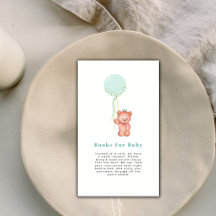 Niedliche Teddy Bear Babydusche Bücher für Baby